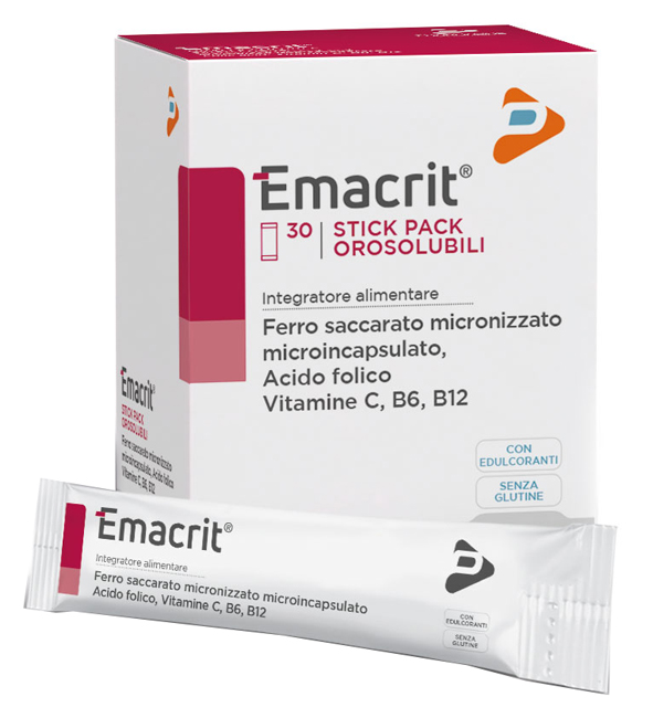 EMACRIT OROSOLUBILE 30 STICK PACK - Farmadott.it