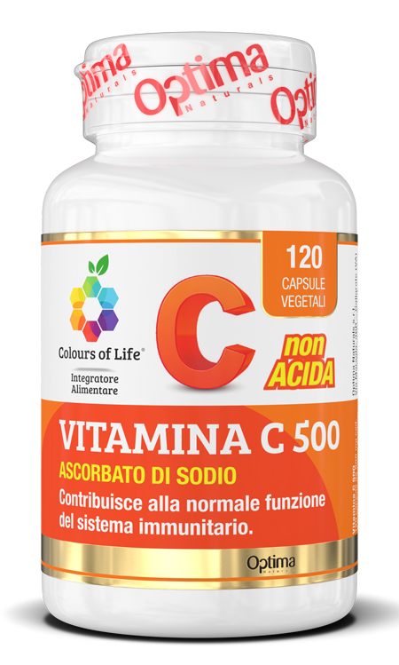 COLOURS OF LIFE VITAMINA C 500 120 CAPSULE VEGETALI 900 MG - Farmadott.it