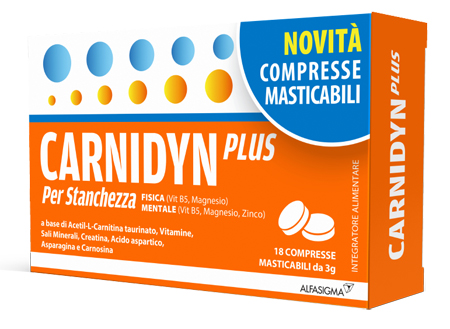 CARNIDYN PLUS 18 COMPRESSE MASTICABILI - Farmadott.it