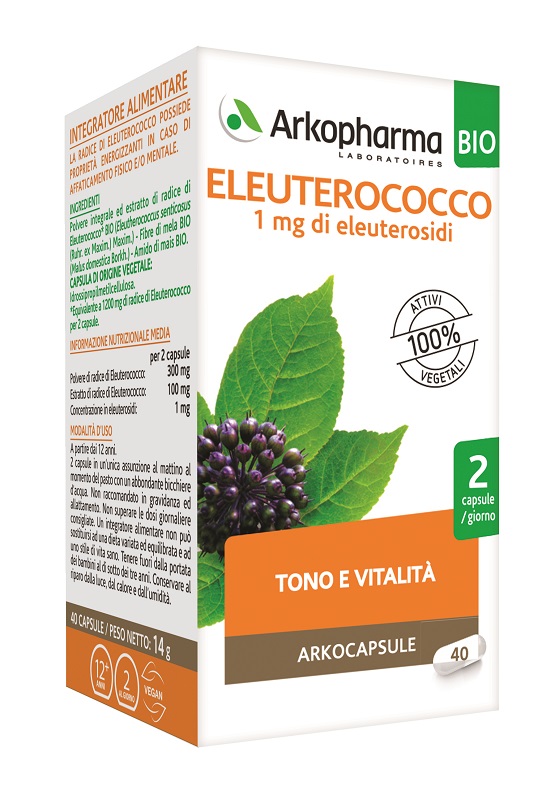 ARKOCAPS ELEUTEROCOCCO BIO 40 CAPSULE - Farmadott.it