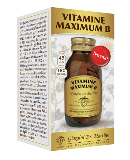 VITAMINE MAXIMUM B 180 PASTIGLIE - Farmadott.it