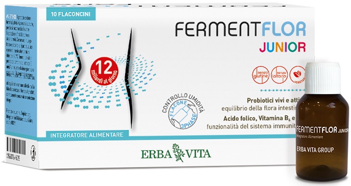 FERMENTFLOR JUNIOR 10 FLACONCINI - Farmadott.it