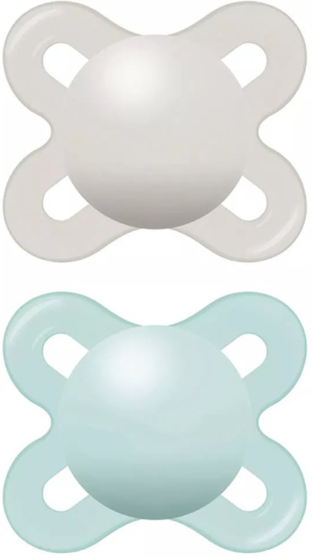 MAM SUCCHIETTO ORIGINAL START 0-2 MESI SILICONE NEUTRO 2 PEZZI - Farmadott.it
