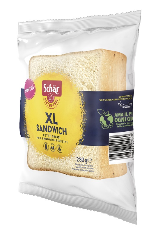 SCHAR XL SANDWICH PANE BIANCO SENZA LATTOSIO 280 G - Farmadott.it