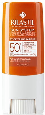 RILASTIL SUN SYSTEM PHOTO PROTECTION TERAPY SPF 50+ STICK TRASPARENTE 8,5 ML - Farmadott.it