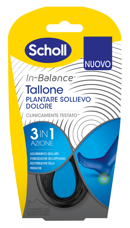 SCHOLL PLANTARE TALLONE L 2 PEZZI - Farmadott.it