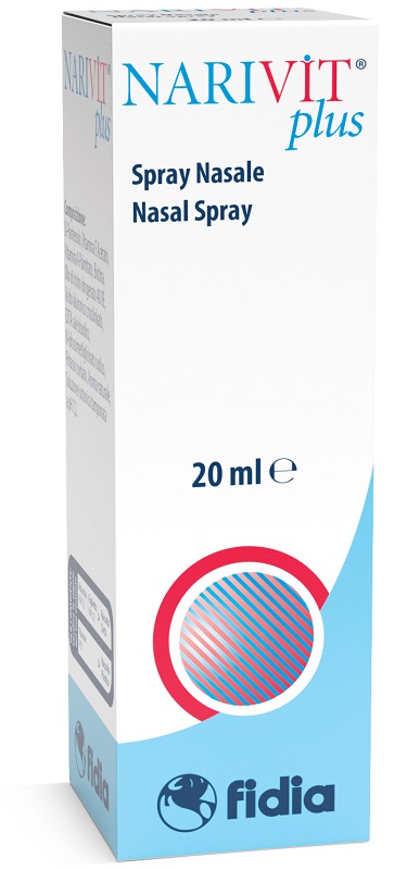 NARIVIT PLUS SPRAY NASALE 20 ML CON ACIDO IALURONICO CROSS-LINKATO D-PANTENOLO BIOTINA VITAMINA E VITAMINA E - Farmadott.it