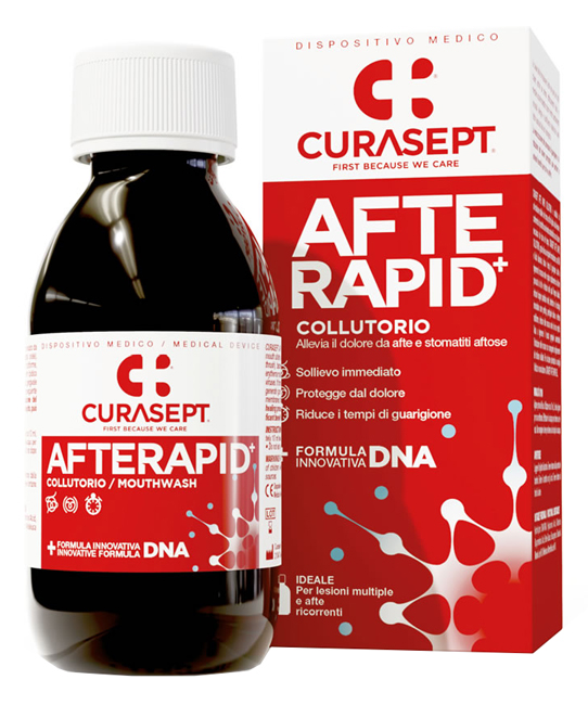 CURASEPT COLLUTORIO AFTE RAPID DNA 125 ML - Farmadott.it