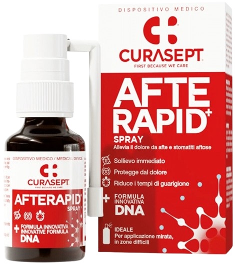 CURASEPT SPRAY AFTE RAPID DNA 15 ML - Farmadott.it
