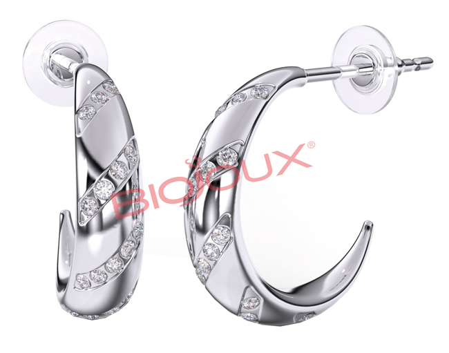 ORECCHINI ADELAIDE HOOP 15 MM - Farmadott.it