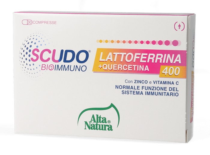 SCUDO LATTOFERRINA + QUERCETINA 400 30 COMPRESSE - Farmadott.it