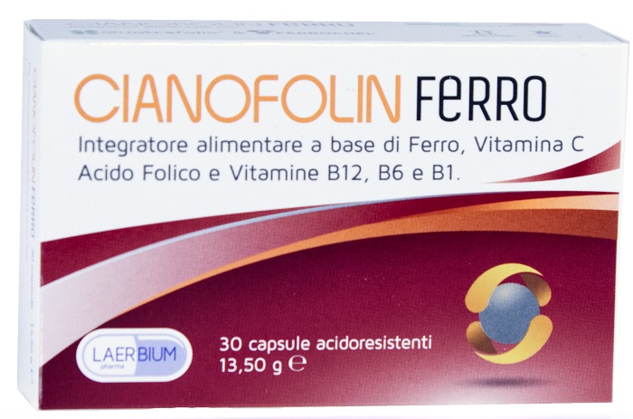 CIANOFOLIN FERRO 30 CAPSULE - Farmadott.it