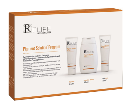 PIGMENT SOLUTION PROGRAM KIT DAY CREAM 30 ML + NIGHT CREAM 30 ML + CLEANSER 100 ML NUOVO PACKAGING MULTILINGUA - Farmadott.it