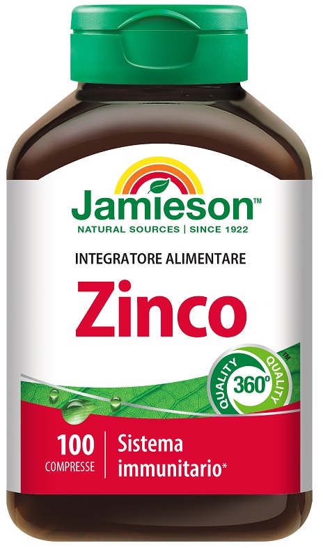 JAMIESON ZINCO 100 COMPRESSE - Farmadott.it