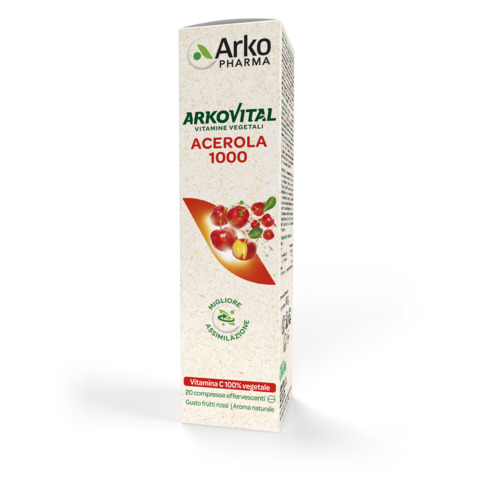 ARKOVITAL ACEROLA 1000 EFFERVESCENTE 20 COMPRESSE - Farmadott.it