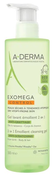 EXOMEGA CONTROL GEL LAVANT 2IN1 500 ML - Farmadott.it