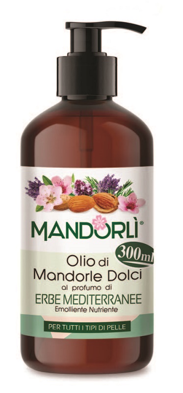 MANDORLI ERBE MEDITERRANEE OLIO CORPO 300 ML - Farmadott.it