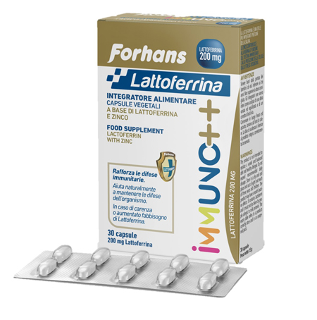 FORHANS LATTOFERRINA IMMUNO++ 200 MG LATTOFERRINA 30 CAPSULE - Farmadott.it