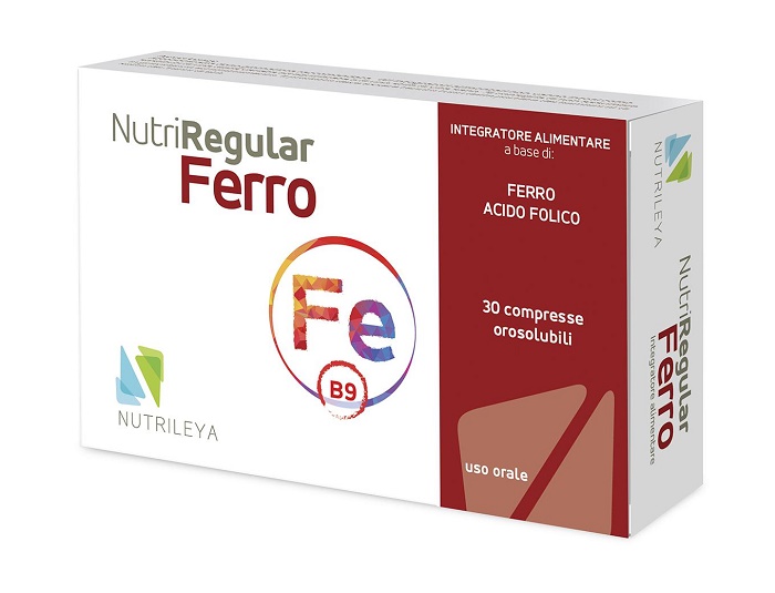 NUTRIREGULAR FERRO 30 COMPRESSE OROSOLUBILI - Farmadott.it