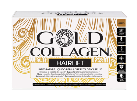 GOLD COLLAGEN HAIRLIFT 10 FLACONI DA 50 ML - Farmadott.it