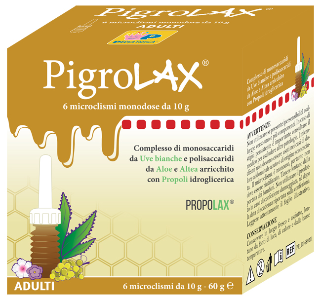 MICROCLISMA PIGROLAX ADULTI 6 X 10 G - Farmadott.it