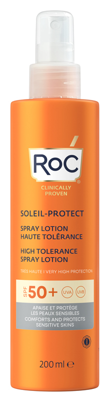ROC LOZIONE SPRAY SOLARE CORPO SPF 50+ ELEVATA TOLLERABILITA' 200 ML - Farmadott.it