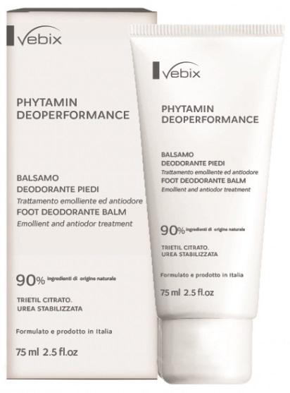 VEBIX PHYTAMIN E DEO PERFORMANCE BALSAMO PIEDI 24H-75ML - Farmadott.it