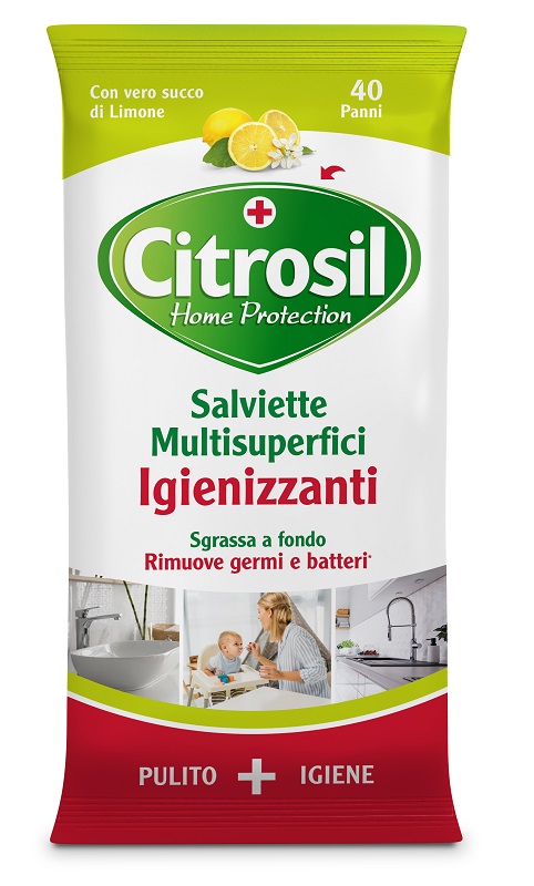 CITROSIL SALVIETTE IGIENIZZANTI LIMONE 40 PEZZI - Farmadott.it