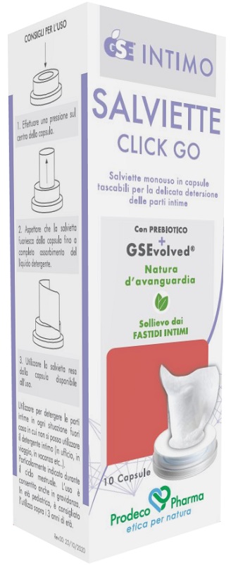 GSE INTIMO SALVIETTE CLICK GO 10 PEZZI - Farmadott.it