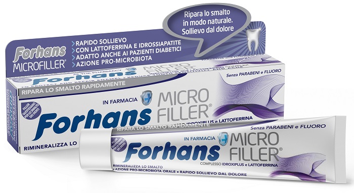 FORHANS DENTIFRICIO MICROFILLER PROTEZIONE SMALTO 75 ML - Farmadott.it