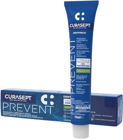 CURASEPT PREVENT DENTIFRICIO 75 ML - Farmadott.it