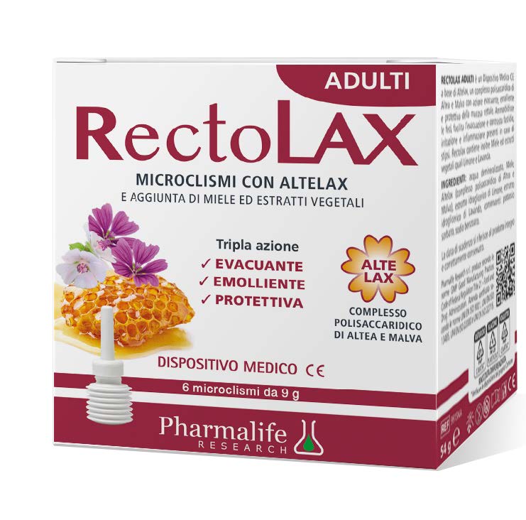 RECTOLAX ADULTI MICROCLISMI 6 PEZZI DA 9 G - Farmadott.it