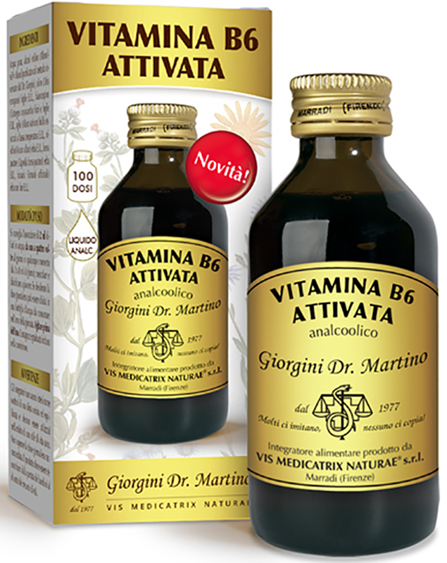 VITAMINA B6 ATTIVATA LIQUIDO ANALCOLICO 100 ML - Farmadott.it