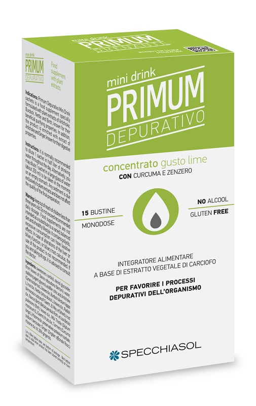 PRIMUM DEPURATIVO MINIDRINK LIME 15 STICK DA 10 ML - Farmadott.it
