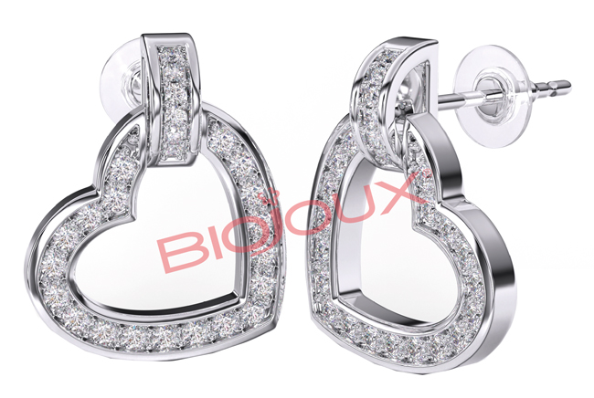 BJT224 ORECCHINO MONTECARLO HEART 12 MM - Farmadott.it