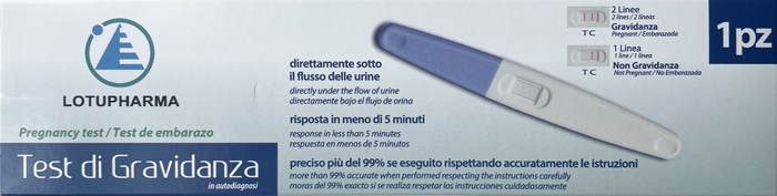 LOTUPHARMA TEST DI GRAVIDANZA 1 PEZZO - Farmadott.it
