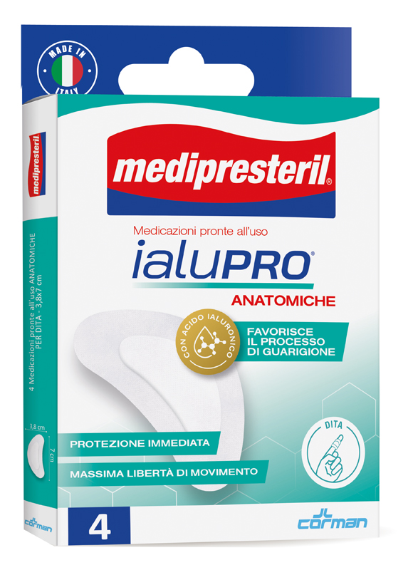 MEDIPRESTERIL IALUPRO DITA 3,8X7 CM 4 PEZZI - Farmadott.it