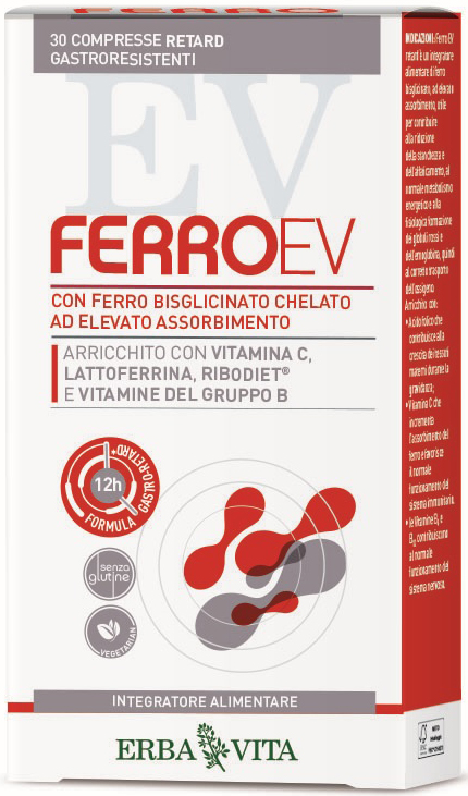 FERRO EV RETARD 30 COMPRESSE GASTRORESISTENTI - Farmadott.it
