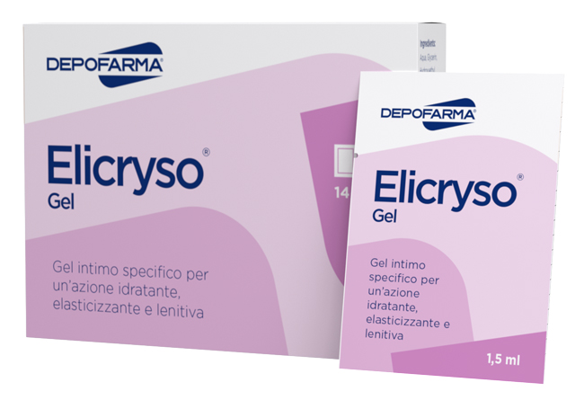 ELICRYSO GEL INTIMO IDRATANTE ELASTICIZZANTE E LENITIVO 14 BUSTINE DA 1,5 ML - Farmadott.it
