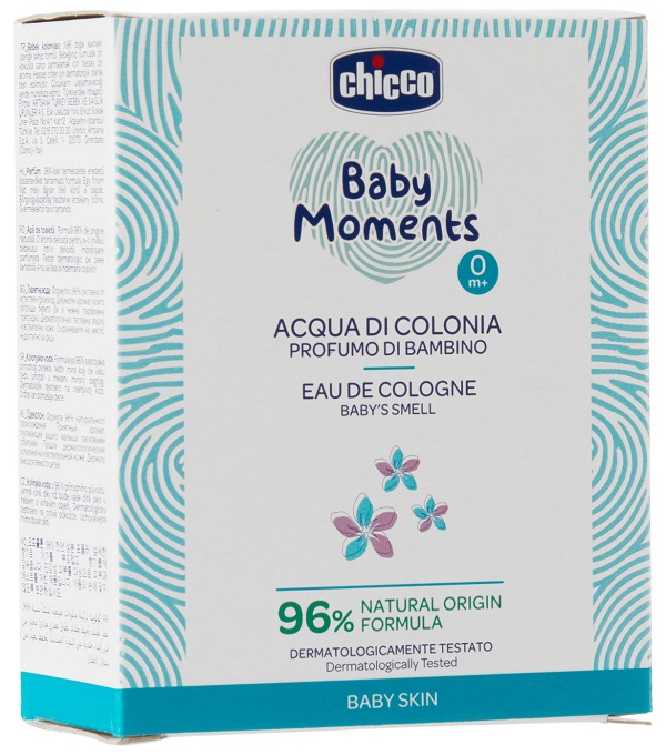 CHICCO BABY MOMENTS ACQUA DI COLONIA PROFUMO DI BAMBINO 100 ML - Farmadott.it