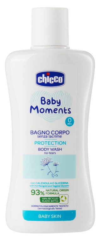 CHICCO BABY MOMENTS BAGNO CORPO SENZA LACRIME PROTECTION 200 ML - Farmadott.it