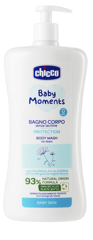 CHICCO BABY MOMENTS BAGNO CORPO SENZA LACRIME PROTECTION 750 ML - Farmadott.it