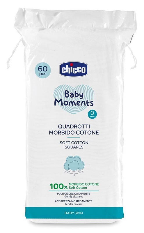CHICCO BABY MOMENTS QUADROTTI 60 PEZZI - Farmadott.it
