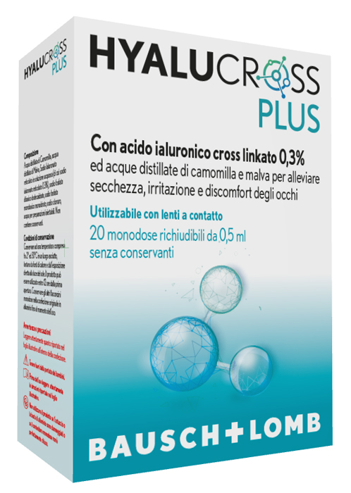 HYALUCROSS PLUS 20 FLACONCINI MONODOSE DA 0,5 ML - Farmadott.it