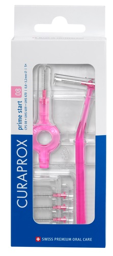 CURAPROX CPS 08 SCOVOLINO PRIME START 08 PINK 5 PEZZI - Farmadott.it