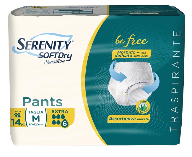 SERENITY PANTS SD SENSITIVE EXTRA M 14 PEZZI - Farmadott.it