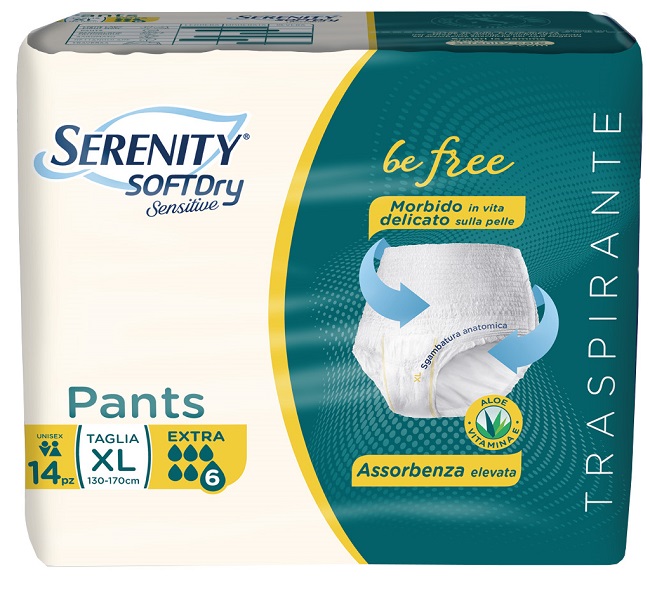 SERENITY PANTS SD SENSITIVE EXTRA XL 14 PEZZI - Farmadott.it