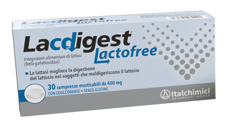 LACDIGEST LACTOFREE 30 COMPRESSE MASTICABILI - Farmadott.it