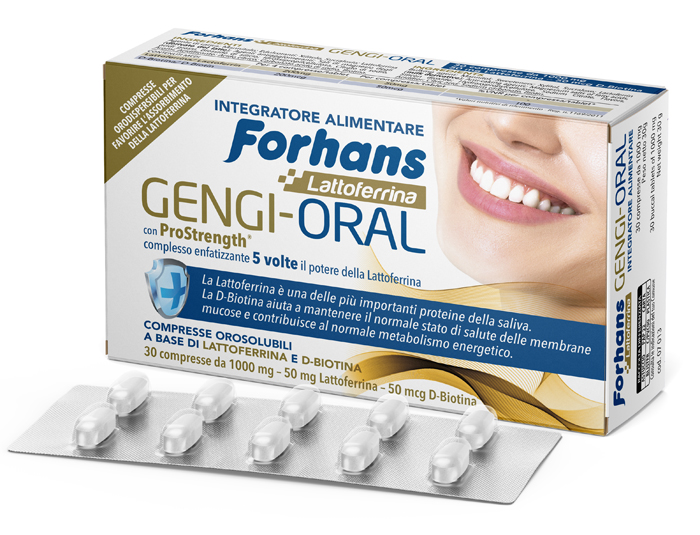 FORHANS LATTOFERRINA GENGI ORAL 30 COMPRESSE - Farmadott.it