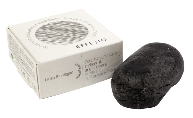 EFFEBIO DOCCIASCHIUMA SOLIDO CARBONE E ARGILLA BIANCA 75 G - Farmadott.it